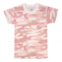 Rothco - Kids Camo T-Shirts - Baby Pink Camo