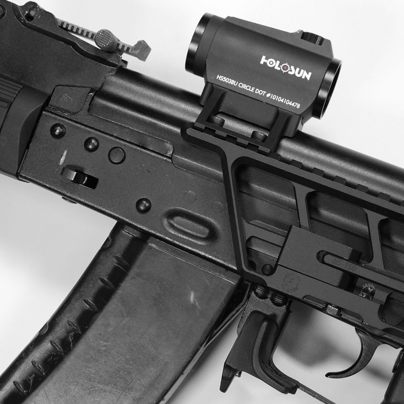 Armacon - Верхний модуль - база под Holosun, Vortex, Aimpoint) для кронштейна бокового АК BS-150 - Black