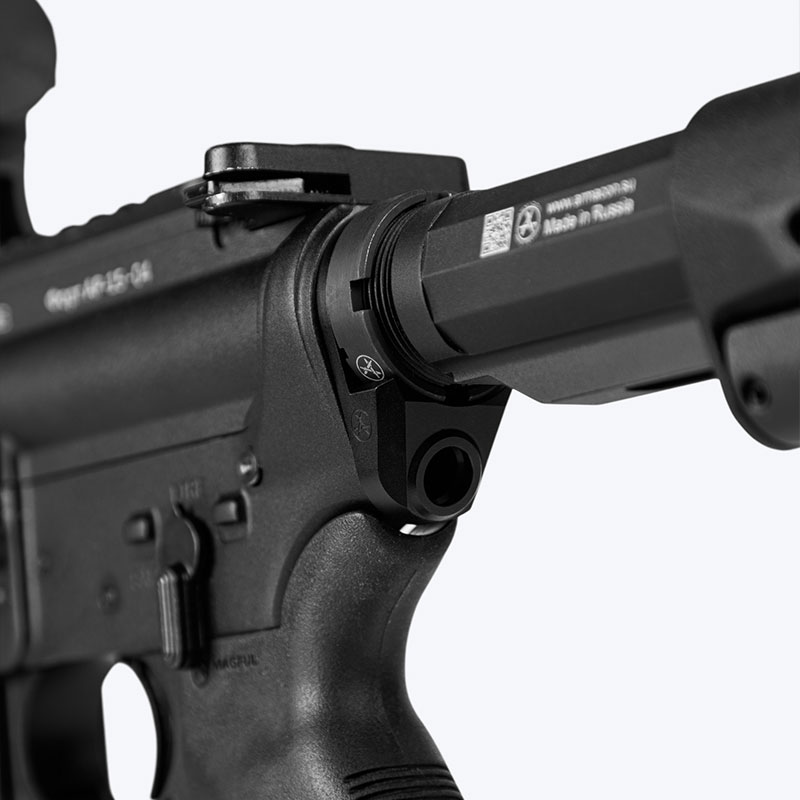 Armacon - Центрирующая пластина на трубу телескопического приклада Эндплейт 0PQD (без петель) c QD слотом и фиксатором