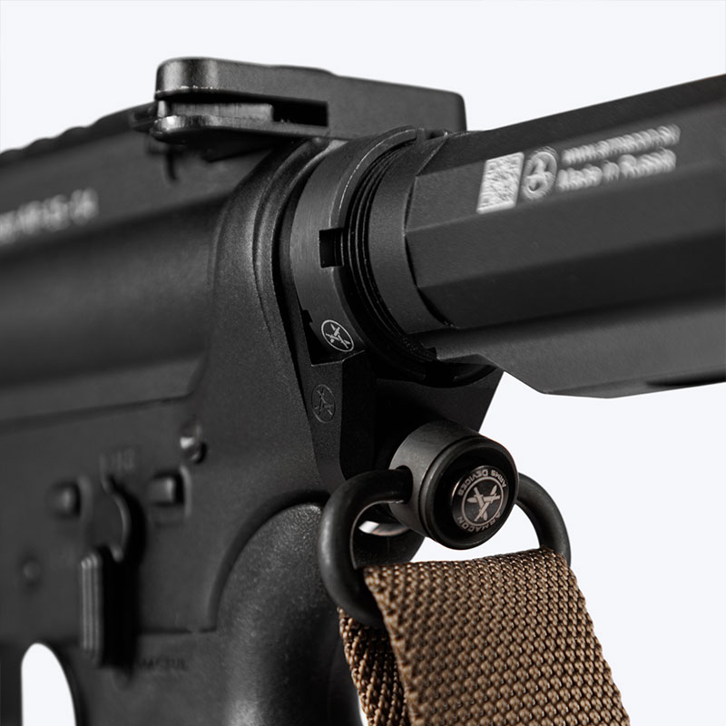 Armacon - Центрирующая пластина на трубу телескопического приклада Эндплейт 0PQD (без петель) c QD слотом и фиксатором