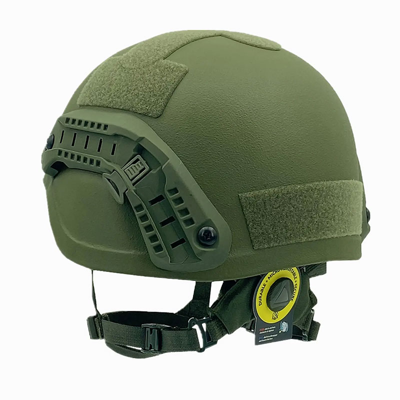 Aholdtech - MICH 2000 Helmet NIJ IIIA UHMW-PE+Aramid - Ranger Green