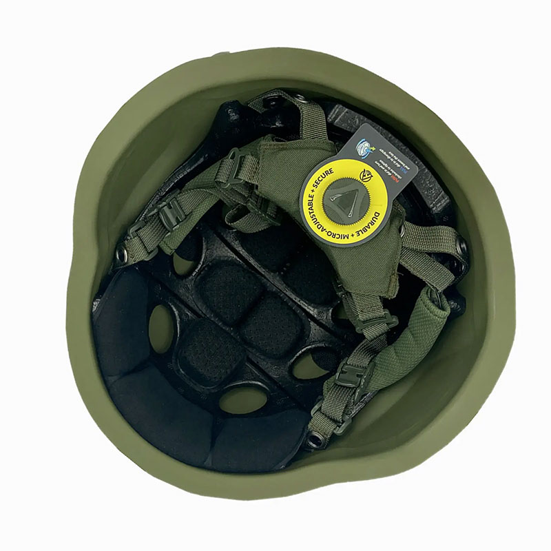 Aholdtech - MICH 2000 Helmet NIJ IIIA UHMW-PE+Aramid - Ranger Green