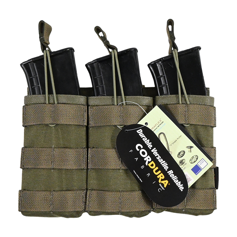 Flyye - EV Universal Triple Mag Pouch - Ranger Green 3n Flyye - EV Universal Triple Mag Pouch - Ranger Green