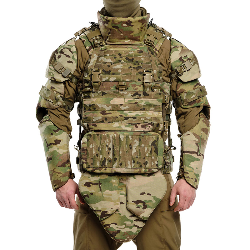 ТРИАДА-ТКО - МРС Модуль бронезащиты паха фартук с бронеэлементом по классам защиты Бр1 и С2 Multicam 1000D