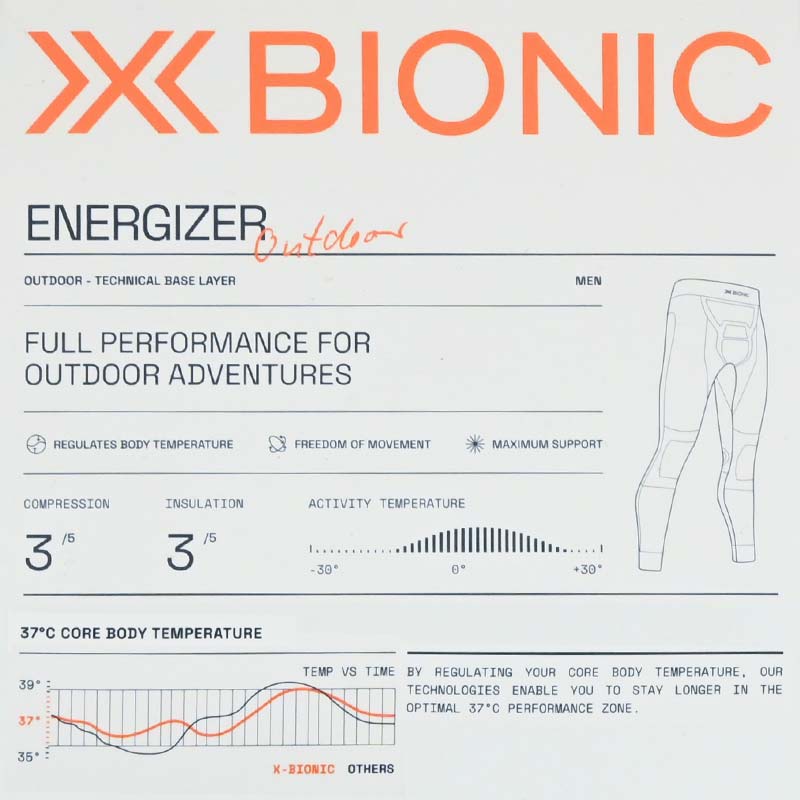 X-Bionic - X-PLORER ENERGIZER 4.0 PANTS MEN - Olive Green/Anthracite