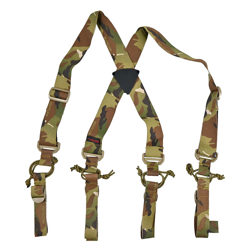 Tactical Component - X Belt Suspenders - Multicam