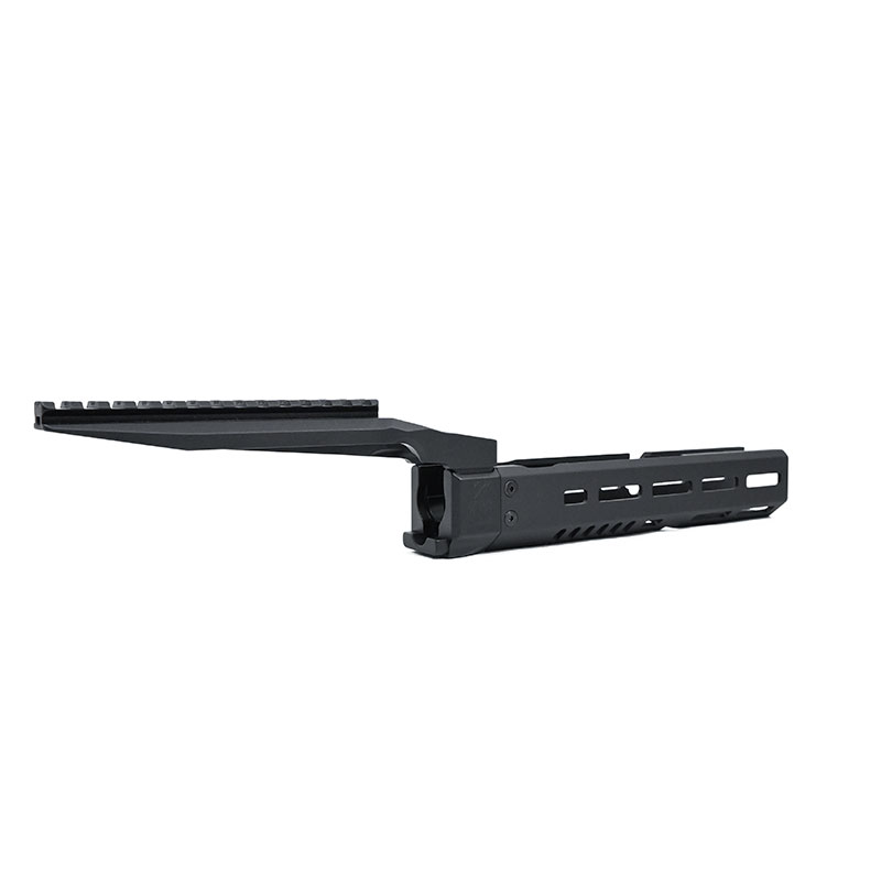 Кузня Мордора - Жнец 2 для АК74/АКМ Комплект цевье, барелнат, кроштейн над крышкой ствольной коробки - Чёрный