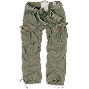 Surplus - Premium Vintage Trousers - Olive Washed Surplus - Premium Vintage Trousers - Olive Washed