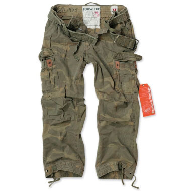 Surplus - Premium Vintage Trousers - Woodland Washed