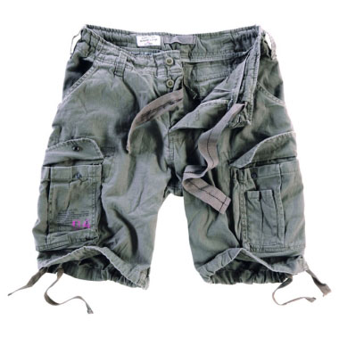 Surplus - Airborne Vintage Shorts - Olive Washed Surplus - Airborne Vintage Shorts - Olive Washed