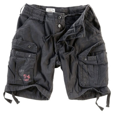 Surplus - Airborne Vintage Shorts - Black Washed Surplus - Airborne Vintage Shorts - Black Washed