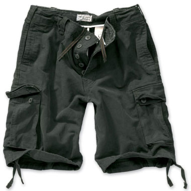 Surplus - Vintage Shorts Washed - Black Washed Surplus - Vintage Shorts Washed - Black Washed