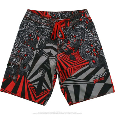 Шорты Liquid Blue - Chinese Dragon Black Board Shorts