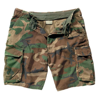 Rothco - Vintage Cargo Short - Woodland Camo Rothco - Vintage Cargo Short - Woodland Camo