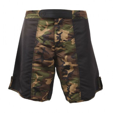 Rothco - MMA Fighting Shorts - Black-Woodland