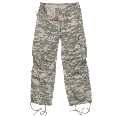 Rothco - Womens Camo Vintage Paratrooper Fatigue Pants - ACU Digital Rothco - Womens Camo Vintage Paratrooper Fatigue Pants - ACU Digital