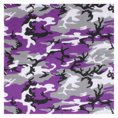 Rothco - Large Camo Bandana - Ultra Violet Camo