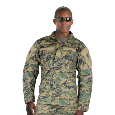 Rothco - Woodland Digital Combat Uniform Shirt Rothco - Woodland Digital Combat Uniform Shirt