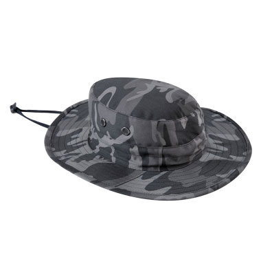 Rothco - Adjustable Boonie Hat - Black Camo Rothco - Adjustable Boonie Hat - Black Camo