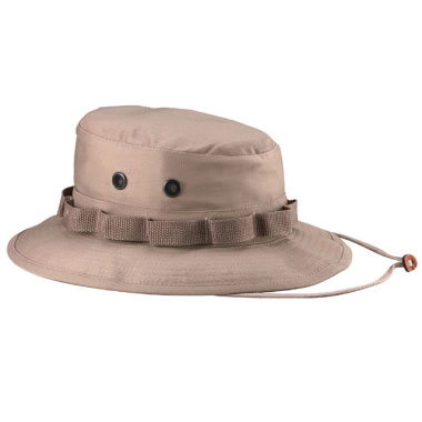 Rothco - 100% Cotton Rip-Stop Boonie Hat - Khaki Rothco - 100% Cotton Rip-Stop Boonie Hat - Khaki