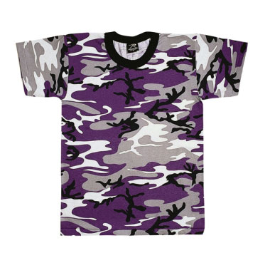 Rothco - Colored Camo T-Shirts - Ultra Violet Rothco - Colored Camo T-Shirts - Ultra Violet