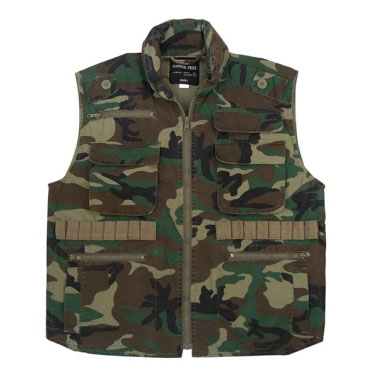 Rothco - Ranger Vest - Woodland Camo Rothco - Ranger Vest - Woodland Camo