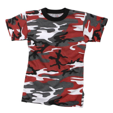 Rothco - Kids Camo T-Shirts - Red Camo Rothco - Kids Camo T-Shirts - Red Camo