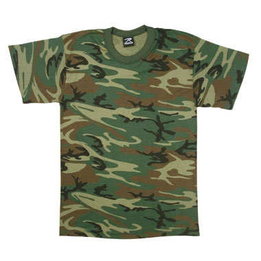 Rothco - Kids Camo T-Shirts - Woodland Camo Rothco - Kids Camo T-Shirts - Woodland Camo