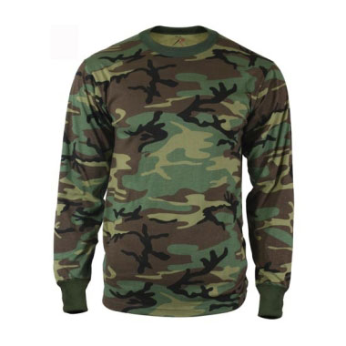 Rothco - Long Sleeve T-Shirt - Woodland Camo