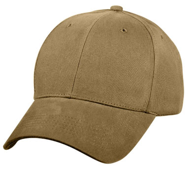 Rothco - Supreme Solid Color Low Profile Cap - Coyote Brown Rothco - Supreme Solid Color Low Profile Cap - Coyote Brown