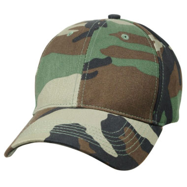 Rothco - Supreme Camo Low Profile Cap - Woodland Rothco - Supreme Camo Low Profile Cap - Woodland
