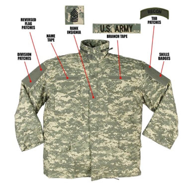 Rothco - M-65 Field Jacket - Acu Digital Camo Rothco - M-65 Field Jacket - Acu Digital Camo