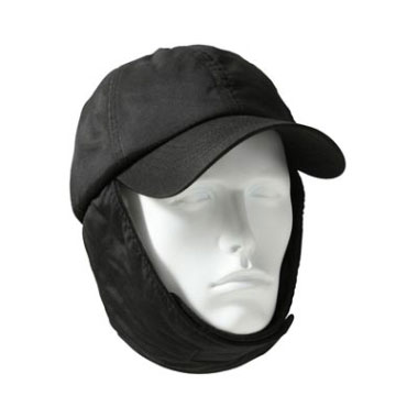 Rothco - Black Cold Weather Cap With Ear Flaps Rothco - Black Cold Weather Cap With Ear Flaps