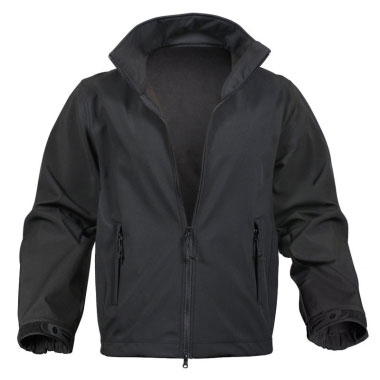 Rothco - Soft Shell Uniform Jacket - Black Rothco - Soft Shell Uniform Jacket - Black