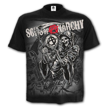Spiral Direct - REAPER MONTAGE - T-Shirt Black Spiral Direct - REAPER MONTAGE - T-Shirt Black