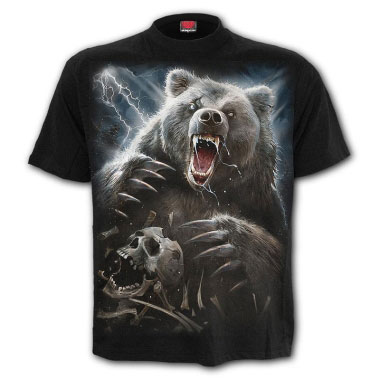 Spiral Direct - BEAR CLAWS - T-Shirt Black Spiral Direct - BEAR CLAWS - T-Shirt Black