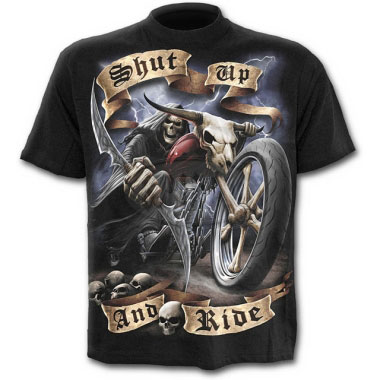 Spiral Direct - SHUT UP AND RIDE T-Shirt Black Spiral Direct - SHUT UP AND RIDE T-Shirt Black