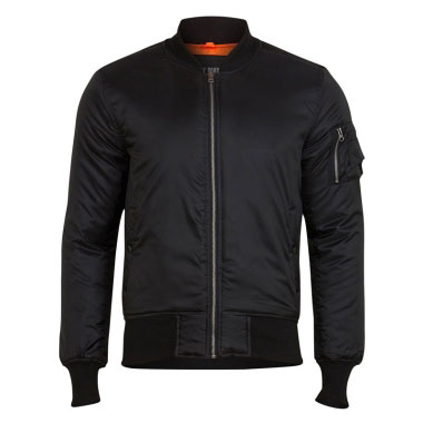 Surplus - Basic Bomber Jacket - Black Surplus - Basic Bomber Jacket - Black