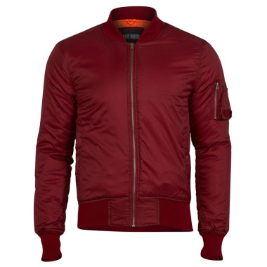 Surplus - Basic Bomber Jacket - Bordeaux Surplus - Basic Bomber Jacket - Bordeaux