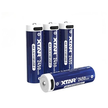 Аккумулятор Xtar AA 1,5В 4100mWh/2450mAh USB-C комплект 4шт