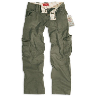 Surplus - Ladies Trousers - Olive Washed Surplus - Ladies Trousers - Olive Washed