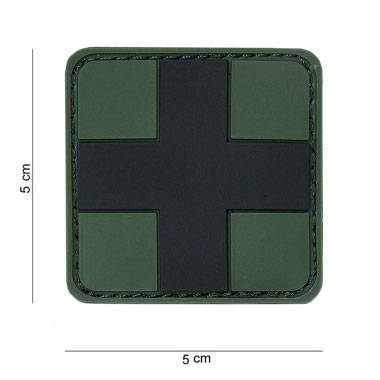 101 inc - Patch 3D PVC Cross black