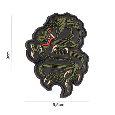 101 inc - Patch 3D PVC dragon green #5089 101 inc - Patch 3D PVC dragon green #5089
