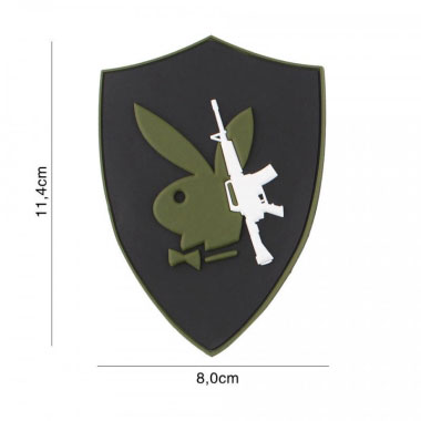 101 inc - Patch 3D PVC Playboy gun #5116