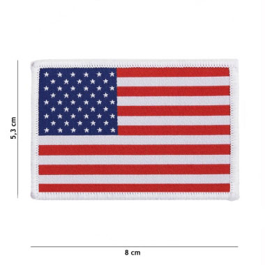 101 inc - Patch fine woven flag USA #7130 101 inc - Patch fine woven flag USA #7130