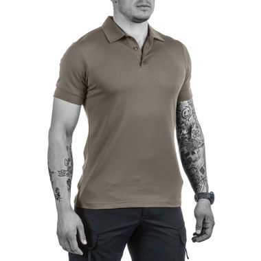 UF PRO - Urban Polo Shirt - Brown Grey UF PRO - Urban Polo Shirt - Brown Grey