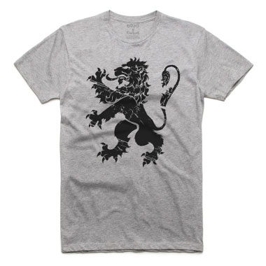 Fifty5 Clothing - Lion Royalty Men's T Shirt - Athletic Heather Fifty5 Clothing - Lion Royalty Men's T Shirt - Athletic Heather