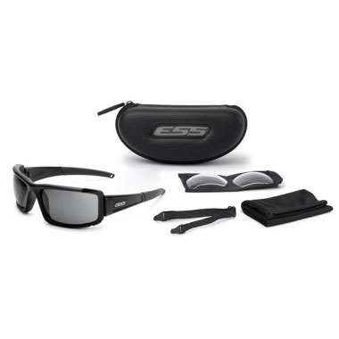 ESS - CDI MAX - Matte Black/Lens Clear-Smoke ESS - CDI MAX - Matte Black/Lens Clear-Smoke