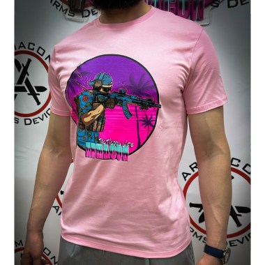 Футболка ARMACON Майами - Розовый