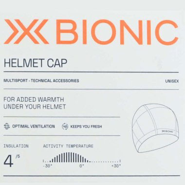 X-Bionic - HELMET CAP - X Black/Grey